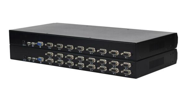 kvm切換器32口網口cat5機架式IP遠程數字 VGA MS-1008U